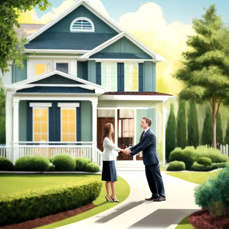 Team collaborating on real estate transaction documents